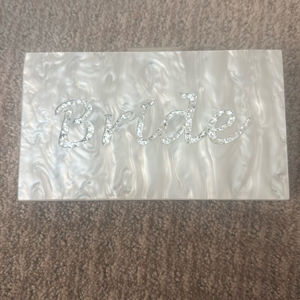Acrylic Bride clutch